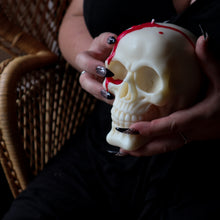 Load image into Gallery viewer, Bleeding Skull Candle - Large