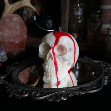 Load image into Gallery viewer, Bleeding Skull Candle - Small