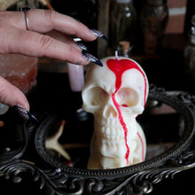 Load image into Gallery viewer, Bleeding Skull Candle - Small