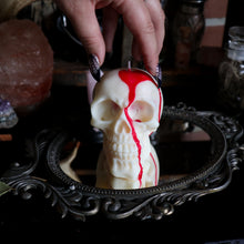 Load image into Gallery viewer, Bleeding Skull Candle - Small