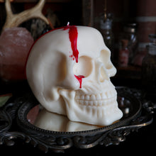 Load image into Gallery viewer, Bleeding Skull Candle - Large