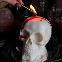 Load image into Gallery viewer, Bleeding Skull Candle - Large