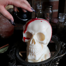 Load image into Gallery viewer, Bleeding Skull Candle - Large