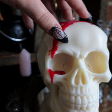 Load image into Gallery viewer, Bleeding Skull Candle - Large