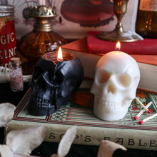 Load image into Gallery viewer, Skull Candle - Black or Cream