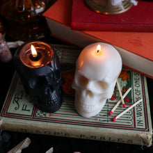 Load image into Gallery viewer, Skull Candle - Black or Cream