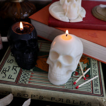 Load image into Gallery viewer, Skull Candle - Black or Cream