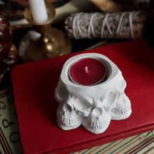 Load image into Gallery viewer, Skull Tea Light Holder