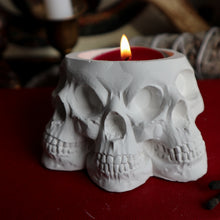 Load image into Gallery viewer, Skull Tea Light Holder
