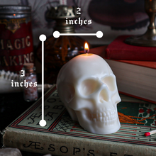 Load image into Gallery viewer, Skull Candle - Black or Cream