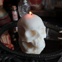 Load image into Gallery viewer, Half-skull Candle