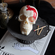 Load image into Gallery viewer, Bleeding Skull Candle - Small