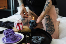 Load image into Gallery viewer, Bleeding Skull Candle - Small