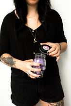 Load image into Gallery viewer, Glass Skull Mason Jar Candle