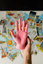 Load image into Gallery viewer, Large Palmistry Candle / Palm Reading Hand / Fortune Teller Candle