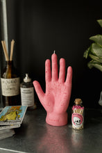 Load image into Gallery viewer, Large Palmistry Candle / Palm Reading Hand / Fortune Teller Candle