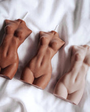 Load image into Gallery viewer, Flesh Babe Candle Trio Gift Box / Three Female Bust Candles Skin Tones