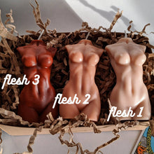 Load image into Gallery viewer, LARGE Woman Body Candle / Nude Venus Goddess Figure Candle / Female Figure Bust