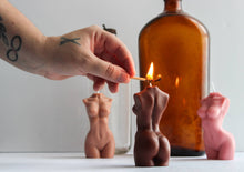 Load image into Gallery viewer, Goddess Candle / Venus Candle / Woman Body Torso Candle - You Choose the Colour