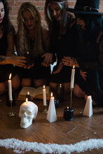 Load image into Gallery viewer, Large Skull Candle / Human Size Skull Candle / White Skull Candle / Halloween Candle