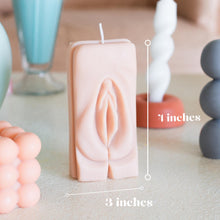 Load image into Gallery viewer, Vagina Candle / Yoni Candle / Pussy Vulva Fertility Candle / Scented Soy Wax Candle
