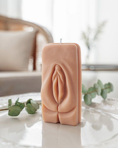 Vagina Candle / Yoni Candle / Pussy Vulva Fertility Candle / Scented Soy Wax Candle