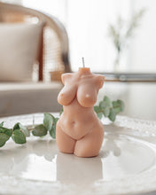 Load image into Gallery viewer, Curvy Body Candle / Plus Sized Full Figure Woman Candle Torso - You Choose the Colour