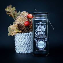 Load image into Gallery viewer, Black Flame Candle / Black jar Candle