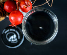 Load image into Gallery viewer, Black Flame Candle / Black jar Candle