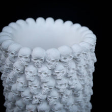 Load image into Gallery viewer, Skull Planter Vase / Catacomb Make Up Brush Holder