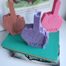 Load image into Gallery viewer, Middle Finger Fuck You Candle / Funny Joke Candles