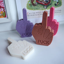 Load image into Gallery viewer, Middle Finger Fuck You Candle / Funny Joke Candles