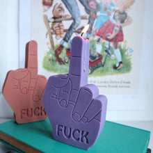 Load image into Gallery viewer, Middle Finger Fuck You Candle / Funny Joke Candles