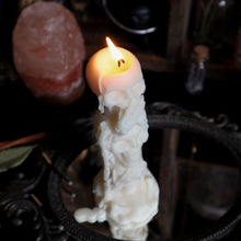 Load image into Gallery viewer, Skull Candle Stack / Halloween Spooky Skull Candle Decor