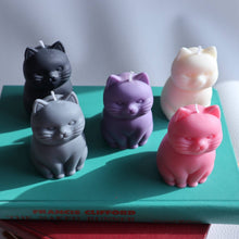 Load image into Gallery viewer, Cute Cat Candle Kitty / Soy Wax Cat Candles