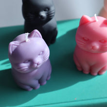 Load image into Gallery viewer, Cute Cat Candle Kitty / Soy Wax Cat Candles