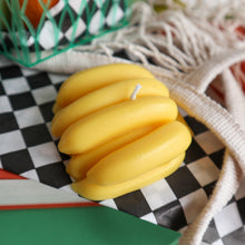 Load image into Gallery viewer, Scented Fruit Candles / Basket of Fruit Shaped Candles: Banana Orange Pear Peach