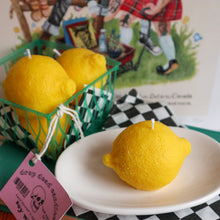 Load image into Gallery viewer, Lemon Candle / Lemon Shaped Scented Soy Candle