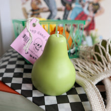 Load image into Gallery viewer, Scented Fruit Candles / Basket of Fruit Shaped Candles: Banana Orange Pear Peach