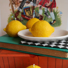 Load image into Gallery viewer, Lemon Candle / Lemon Shaped Scented Soy Candle