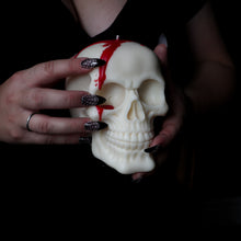 Load image into Gallery viewer, Bleeding Skull Candle - Large
