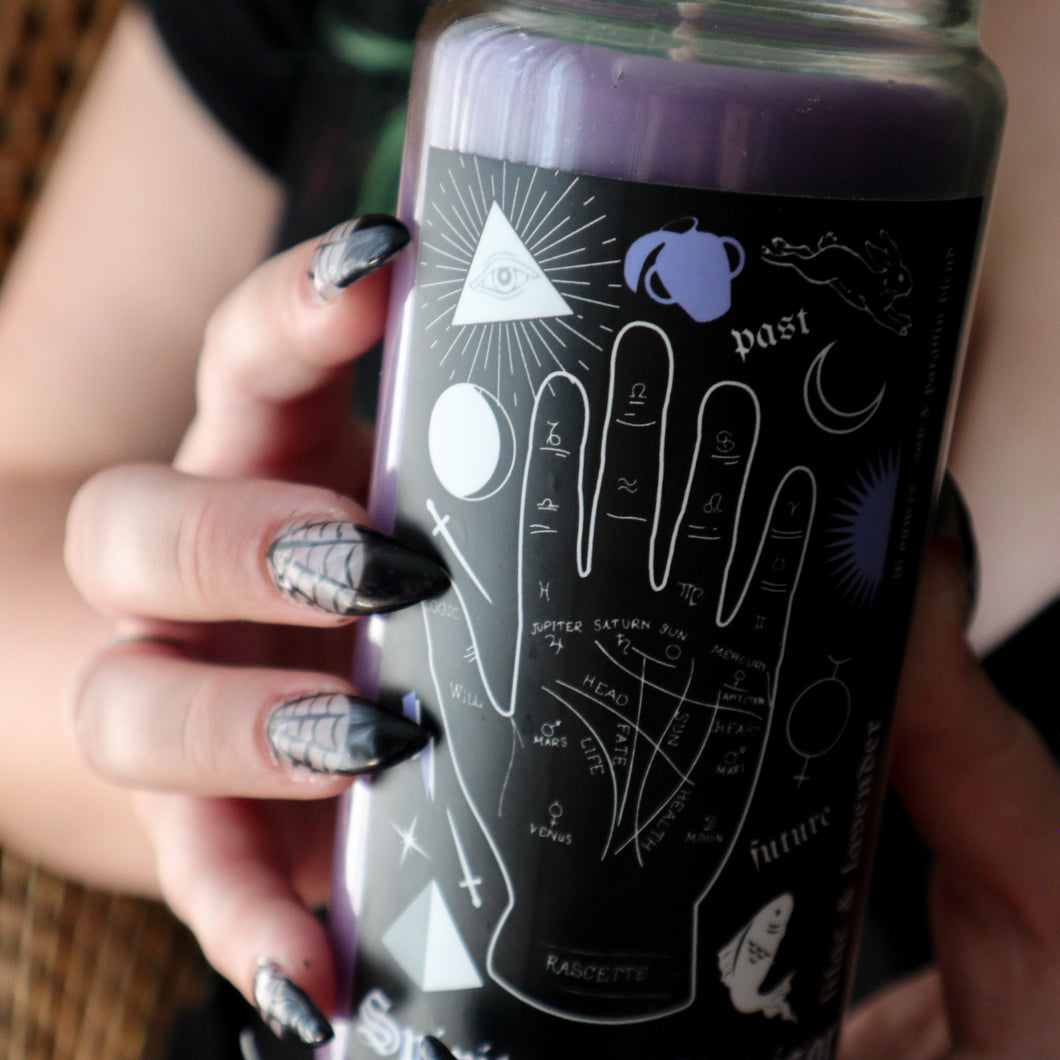 Spell Candle - Purple - Spiritual Advisor Lilac and Lavender Scent