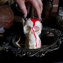Load image into Gallery viewer, Bleeding Skull Candle - Small
