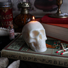 Load image into Gallery viewer, Skull Candle - Black or Cream
