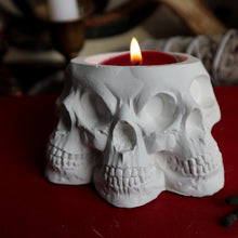 Load image into Gallery viewer, Skull Tea Light Holder

