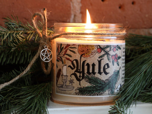 Yule Candle / Witch Winter Solstice Candle