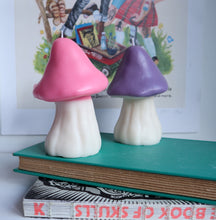 Load image into Gallery viewer, Pastel Mushroom Candles - Pink or Purple
