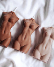 Load image into Gallery viewer, Flesh Babe Candle Trio Gift Box / Three Female Bust Candles Skin Tones
