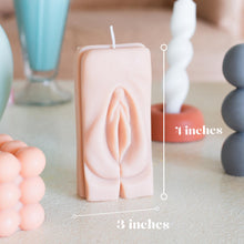 Load image into Gallery viewer, Vagina Candle / Yoni Candle / Pussy Vulva Fertility Candle / Scented Soy Wax Candle
