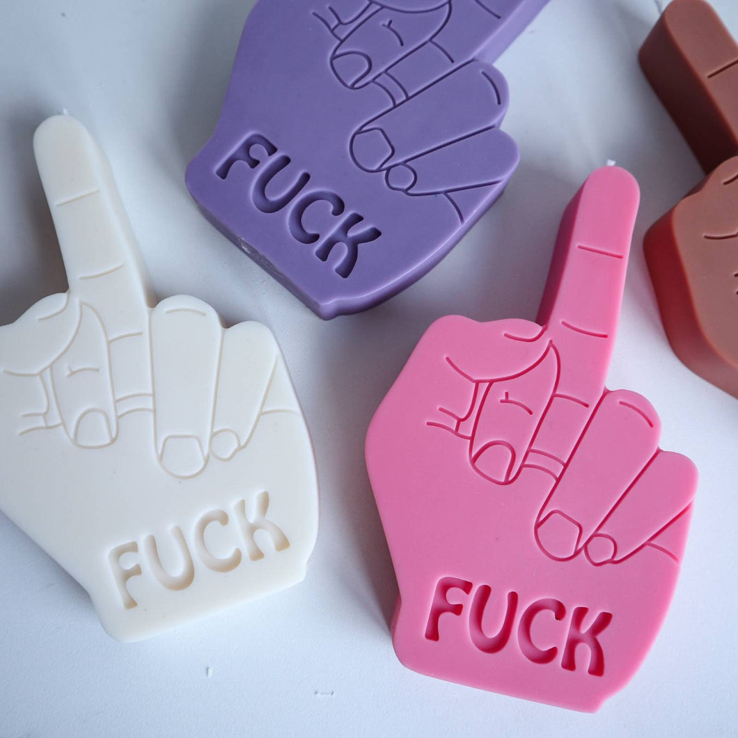 Middle Finger Fuck You Candle / Funny Joke Candles